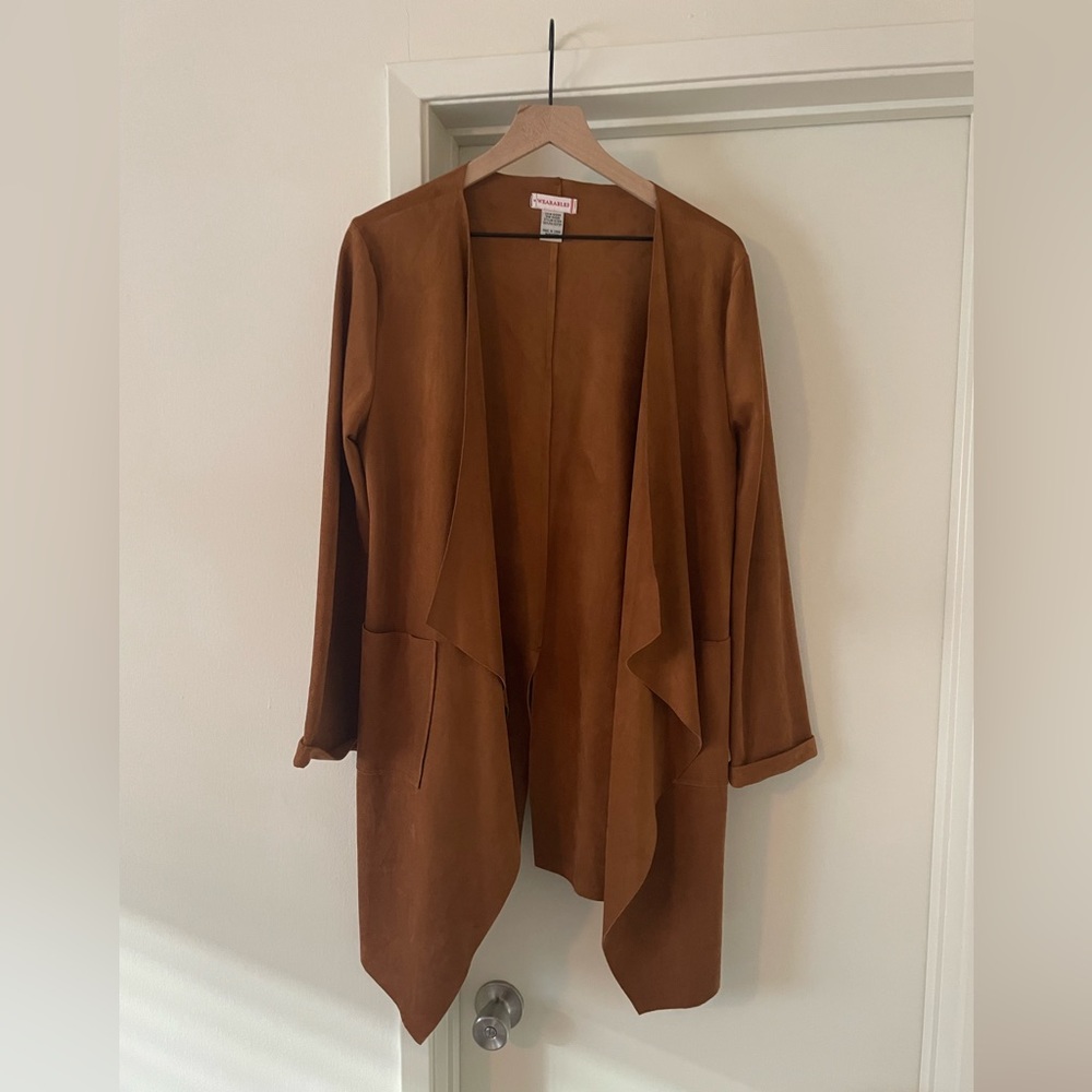 Open Front Duster with pockets